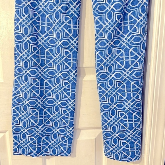 Women’s J. McLaughlin Blue & White Carmel Catalina Cloth Pants Size XS - Picture 9 of 11